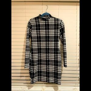 SHEIN CLASSIC DRESS BLACK AND WHITE